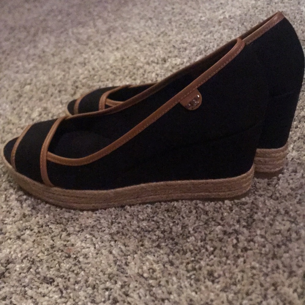 Tory Burch Wedge Peep Toe shoe